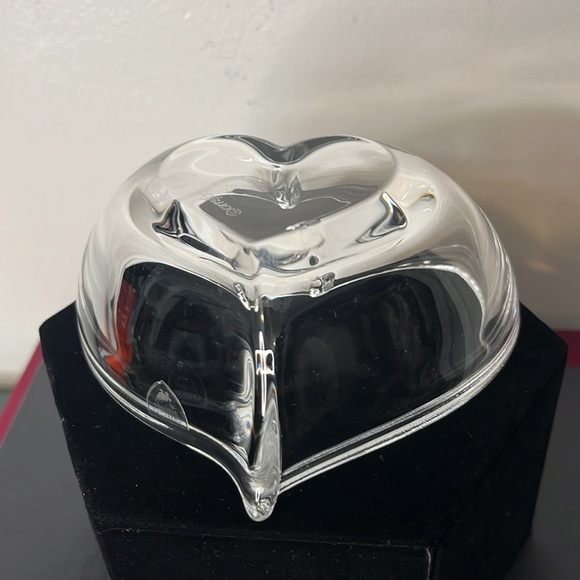 Orrefors Crystal Glass Vintage Heart Trinket Jewelry Dish Bowl - Picture 7 of 7